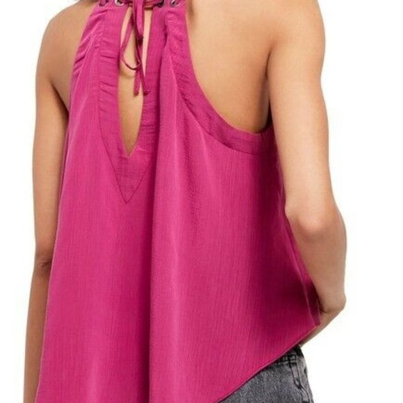 Free People All Mine Surplice Pink Tank XS, M & L - Picture 2 of 5